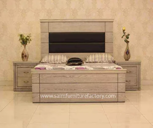 Lamination Bed With Side Table