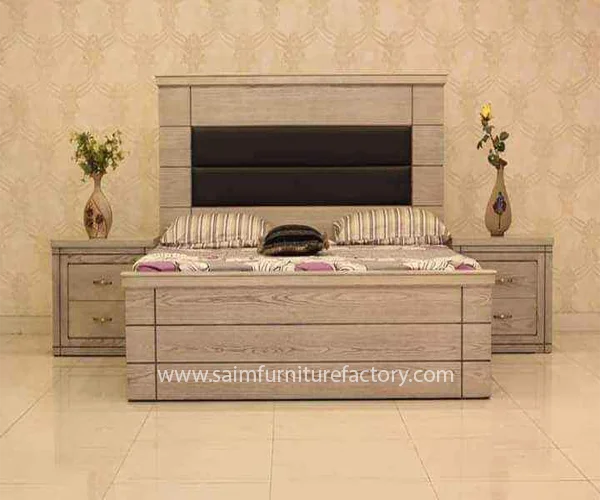 Lamination Bed With Side Table