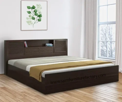 Simple Design Low Profile Double Bed in Pakistan