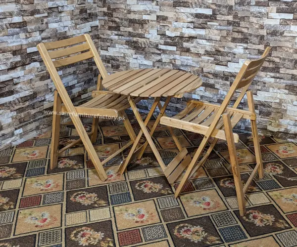 Folding Table And Chairs.