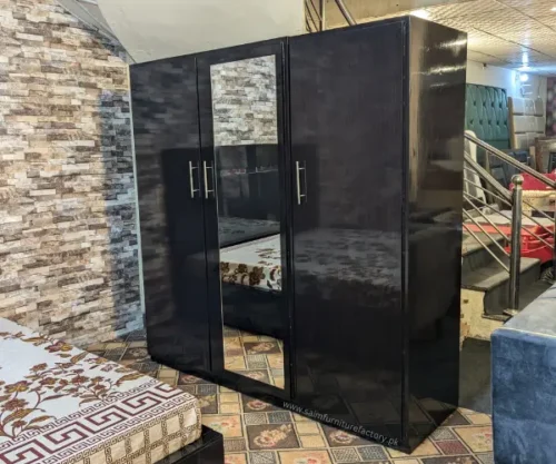 wooden clothes cabinet