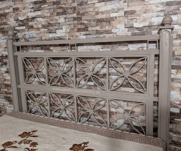 metal double bed designs