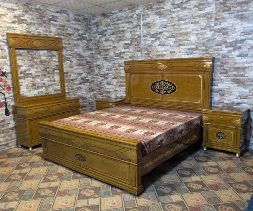 wood bed design in pakistan