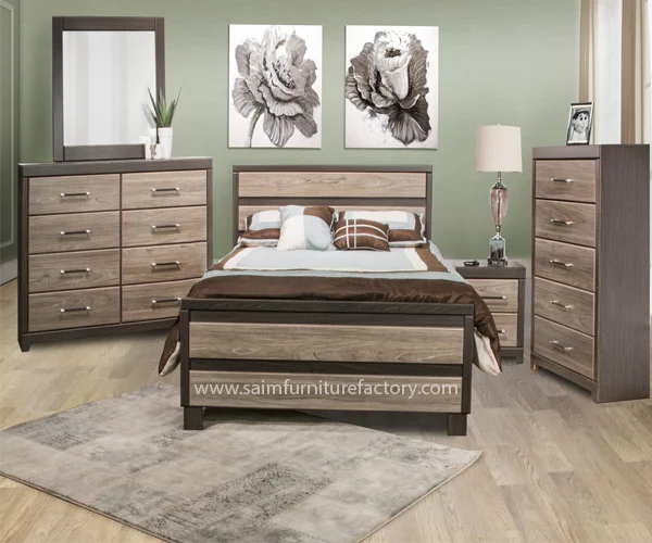 Beautiful-Brown-Color-Double-Bed-in-Lahore