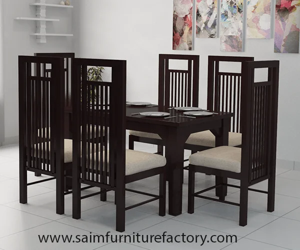 Buy Wooden Dining Table with Chairs in Lahore