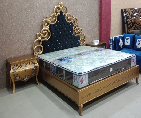 Royal Designer King Size Double Bed Set In Lahore