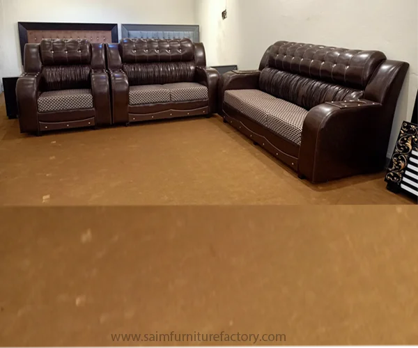 Leather Sofa Design Saim Furniture Factory