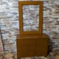 Wood Poshish Bed Design Dressing