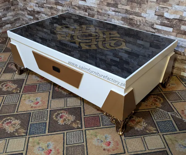 glass center table for living room price